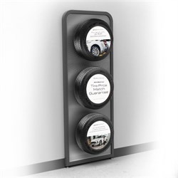 Buick 3-Tire Wall Mounted In Lane Tire Display